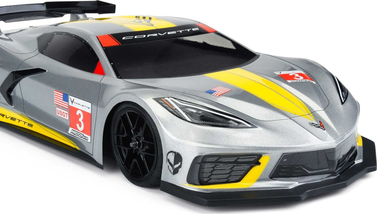 1/10 Chevrolet Corvette C8 Clear Body: 190mm Touring Car
