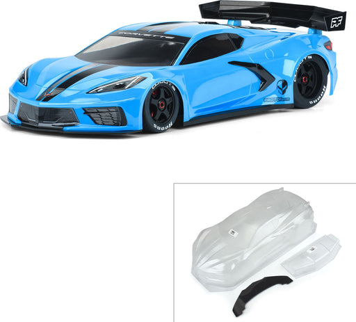 1/7 Chevrolet Corvette C8 Clear Body: ARRMA Felony & Infraction