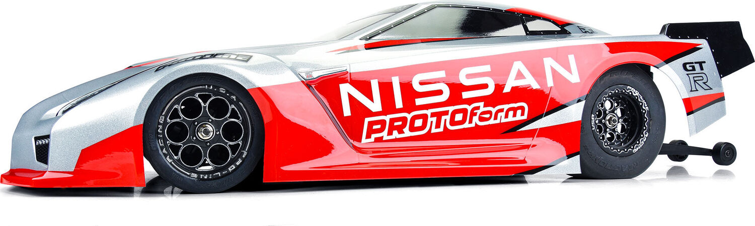 1/10 Nissan GT-R R35 Clear Body: Losi 22S Drag Car
