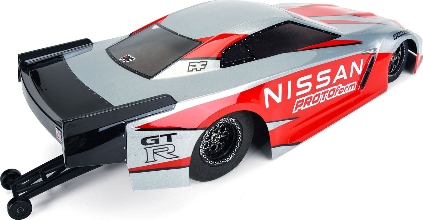 1/10 Nissan GT-R R35 Clear Body: Losi 22S Drag Car