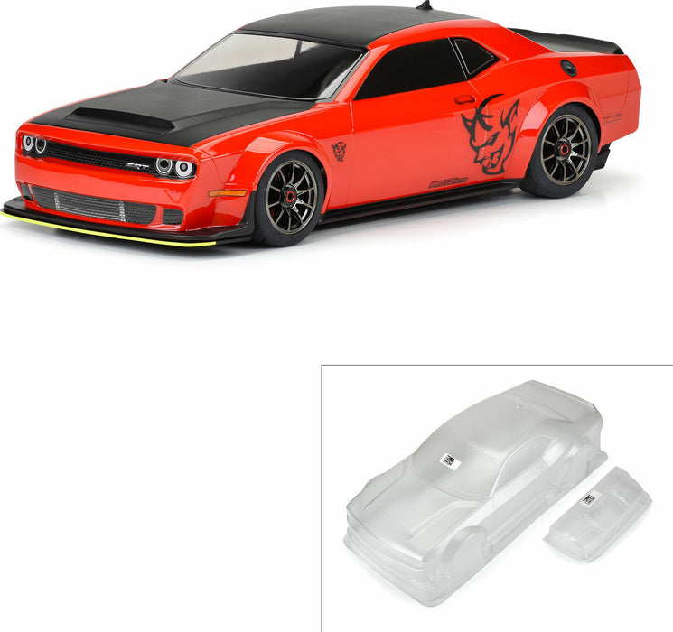 1/7 Dodge Challenger SRT Demon Clear Body: ARRMA Infraction 6S