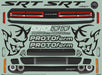 1/7 Dodge Challenger SRT Demon Clear Body: ARRMA Infraction 6S