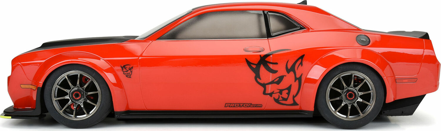 1/7 Dodge Challenger SRT Demon Clear Body: ARRMA Infraction 6S