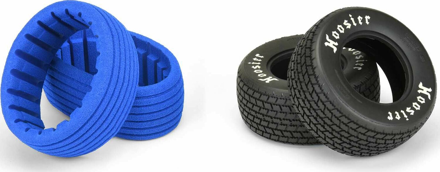 1/10 Hoosier G60 M4 Fr/Rr 2.2"/3.0" Dirt Oval Short Course Tires (2)