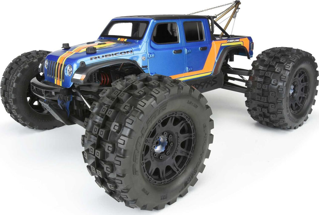 1/8 Badlands MX38 HP BELTED F/R 3.8" MT Mounted 17mm Blk Raid (2)