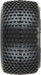 1/18 Hole Shot Front/Rear Mini-T Tires Mounted 8mm Yellow Wheels (2)
