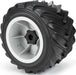 1/10 Demolisher Fr/Rr 2.6"/3.5" MT Tires Mounted 12mm Gray Whls (2)
