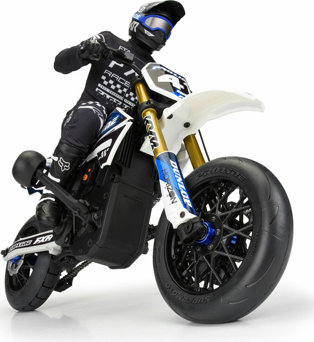 1/4 Supermoto S3 Motorcycle Front Tire MTD Black (1): PROMOTO-MX