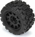 1/18 Badlands MX 1.85" F/R MTD 12mm Black Raid: Granite GROM