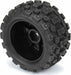 1/18 Badlands MX 1.85" F/R MTD 12mm Black Raid: Granite GROM
