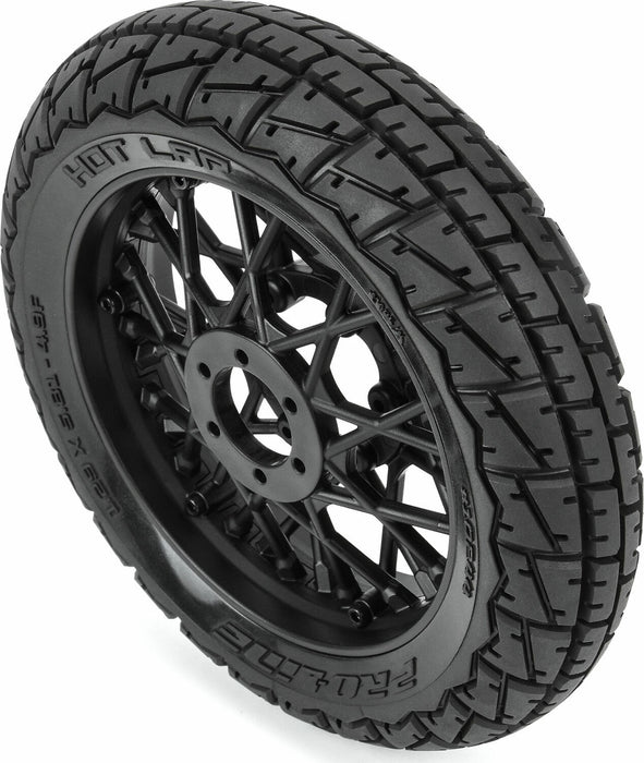 1/4 Hot Lap MX S3 Front Tire MTD Black Supermoto Wheel: Promoto-MX