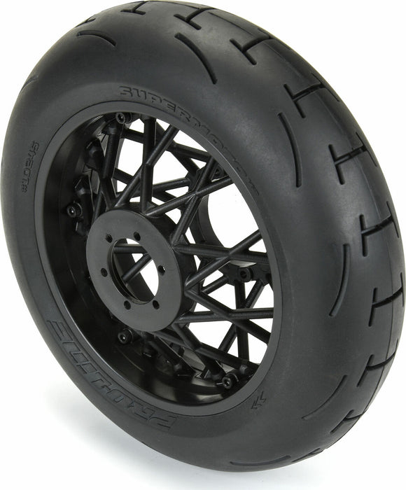 1/4 Supermoto 2.0 S3 Rear Tire MTD Black Supermoto Wheel: MX/SM