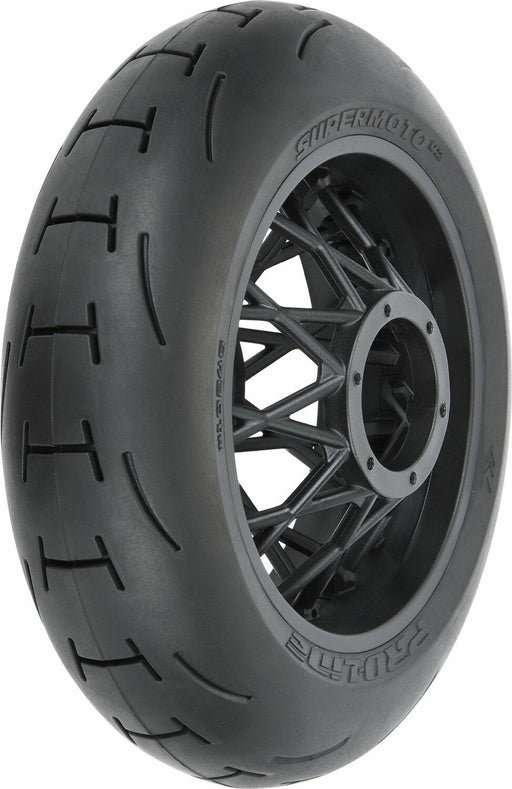 1/4 Supermoto 2.0 S3 Rear Tire MTD Black Supermoto Wheel: MX/SM
