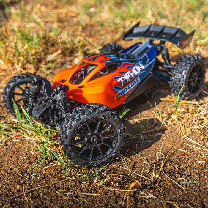 Badlands MX 1.9" Buggy Tires MTD Mach-10 Black Wheels: Typhon GROM