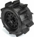 1/10 Sand Paw HP BELTED F/R 2.8" MT Tires MTD 12/14mm Black Raid (2)