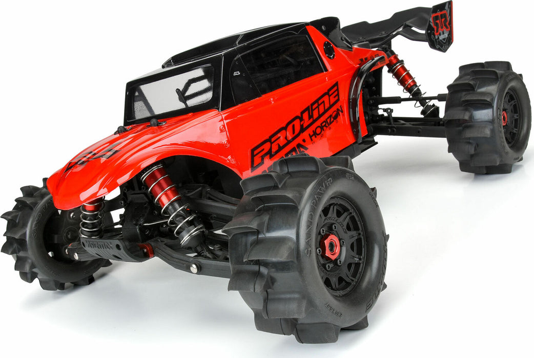 1/10 Sand Paw HP BELTED F/R 2.8" MT Tires MTD 12/14mm Black Raid (2)