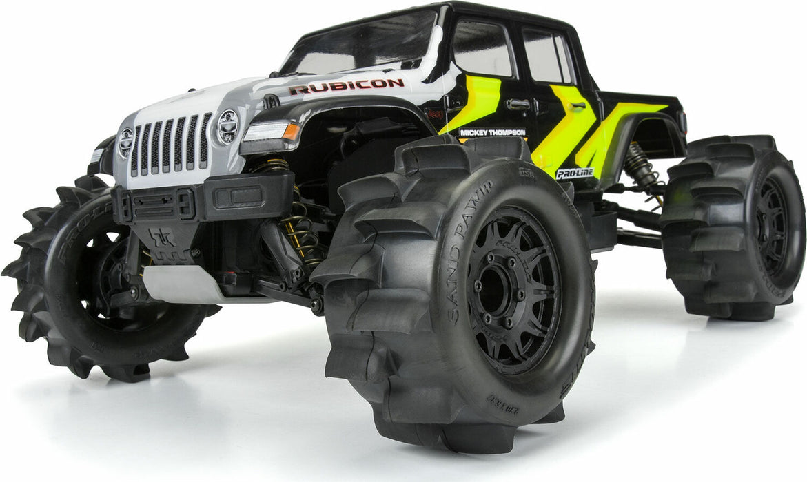 1/10 Sand Paw HP BELTED F/R 2.8" MT Tires MTD 12/14mm Black Raid (2)