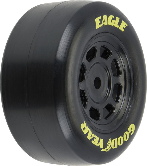1/12 Goodyear Eagle Truck/Retro Tire F/R MTD Blk Wheels (4): NASCAR