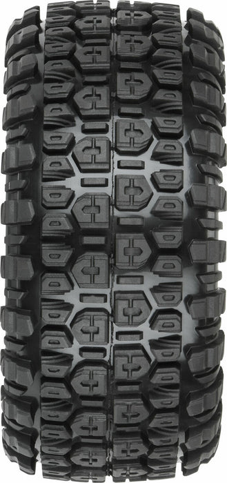 1/10 Aztek M2 F/R 2.2"/3.0" SC MTD 12mm & 14mm Black Raid Wheels (2)