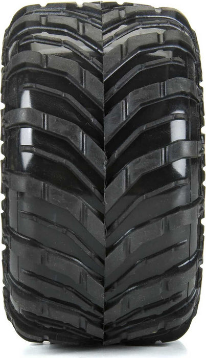 Dreadnaught Mounted Black Wheel F/R (4) for ARRMA GORGON/QUAKE GROM