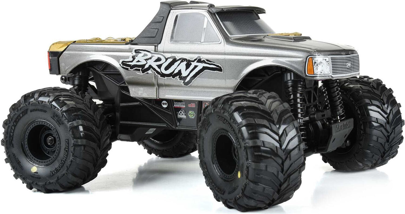 Dreadnaught Mounted Black Wheel F/R (4) for ARRMA GORGON/QUAKE GROM
