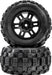 Badlands Front/Rear Tires MTD 12mm Black Split Six (2): ARRMA MINI KRATON