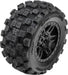 Badlands Front/Rear Tires MTD 12mm Black Split Six (2): ARRMA MINI KRATON