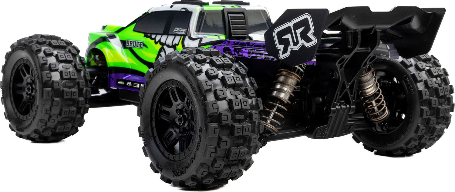 Badlands Front/Rear Tires MTD 12mm Black Split Six (2): ARRMA MINI KRATON