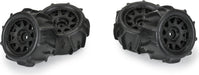 1/18 Dumont F/R Tires MTD 12mm Black Raid (4): Granite GROM