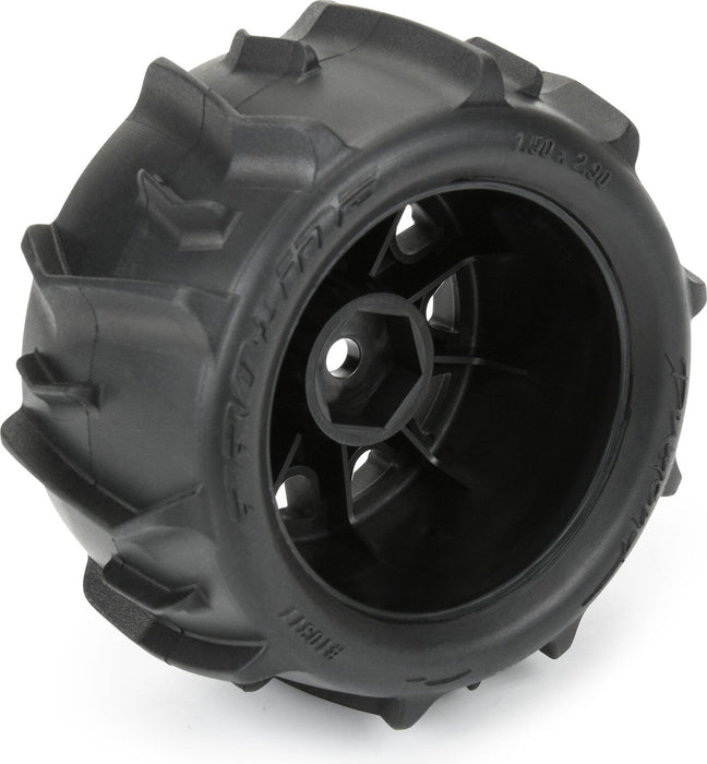 1/18 Dumont F/R Tires MTD 12mm Black Raid (4): Granite GROM