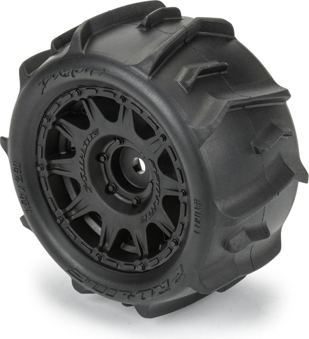 1/18 Dumont F/R Tires MTD 12mm Black Raid (4): Granite GROM