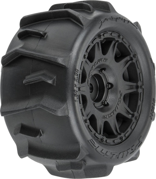 1/18 Dumont F/R Tires MTD 12mm Black Raid (4): Granite GROM