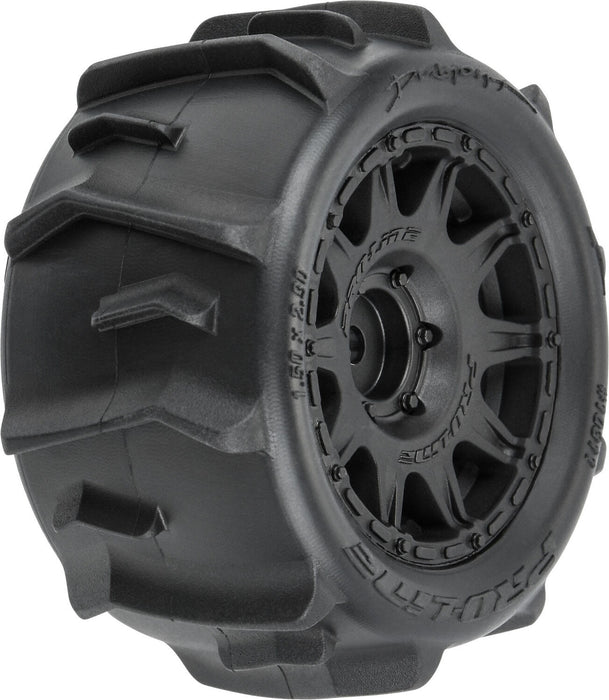 1/18 Dumont F/R Tires MTD 12mm Black Raid (4): Granite GROM