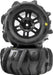1/16 Dumont F/R MT Tires Black Split Six (2): ARRMA MINI KRATON