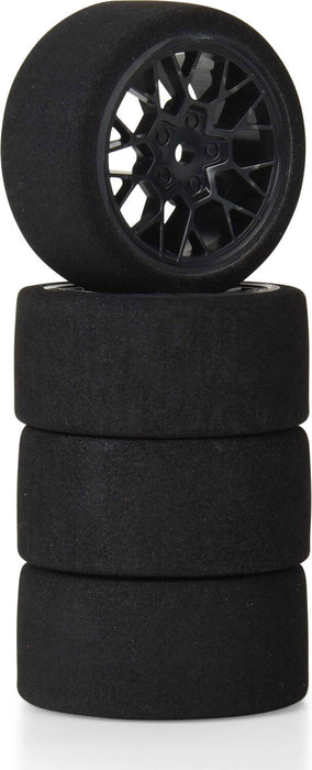 Fifty6 Foam Tire Mounted on Circuit Black Wheel 8mm Hex (4)