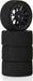 Fifty6 Foam Tire Mounted on Circuit Black Wheel 8mm Hex (4)