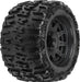 1/8 Trencher X F/R 3.8" MT Tires Mounted 17mm Blk Raid (2)