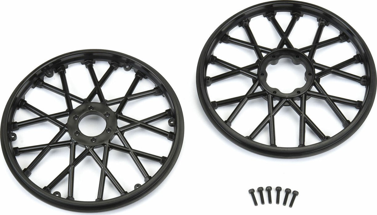 1/4 Bullyspoke V2 Bead Front Wheel Black: Promoto-MX