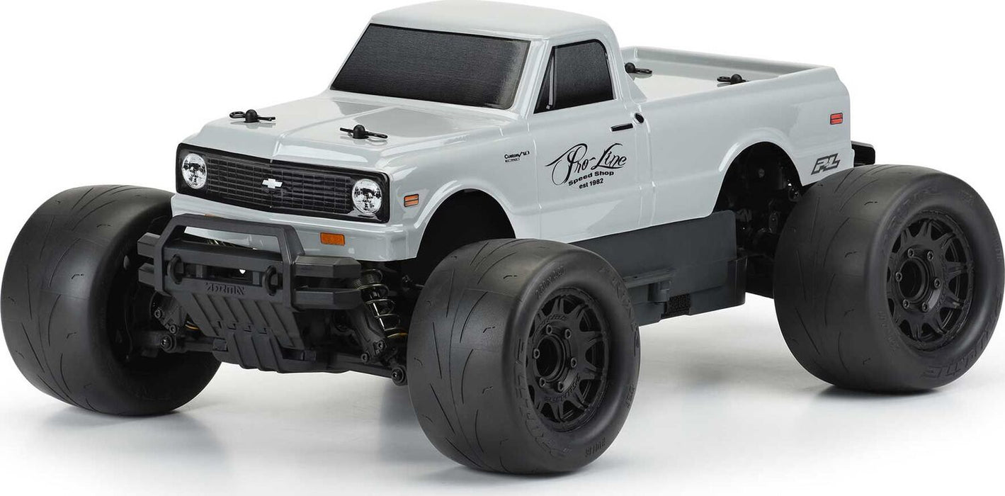 1/10 1972 Chevy C-10 Tough-Color Gray Body: Stampede & Granite