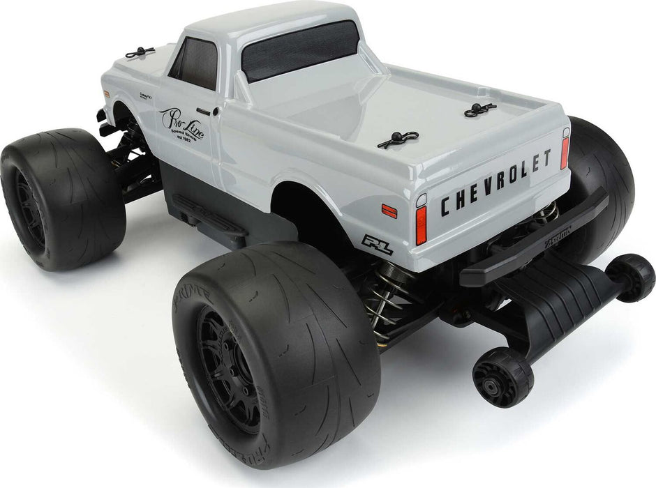 1/10 1972 Chevy C-10 Tough-Color Gray Body: Stampede & Granite