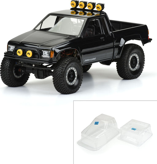 1/10 1985 Toyota HiLux SR5 Clear Body 12.3" (313mm) Wheelbase Crwlrs