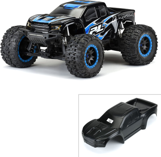 1/5 Pre-Cut 2017 Ford F-150 Raptor Tough-Color Black Body: X-MAXX