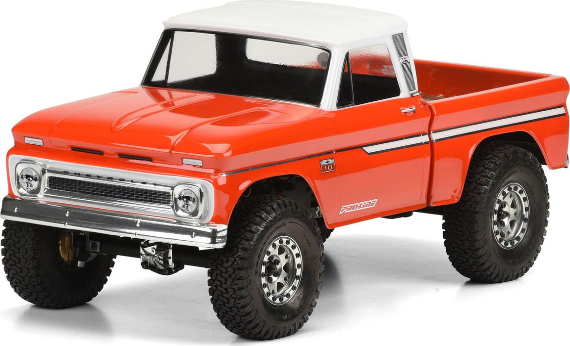 1/10 1966 Chevrolet C-10 Clear Body 12.3" (313mm) Wheelbase
