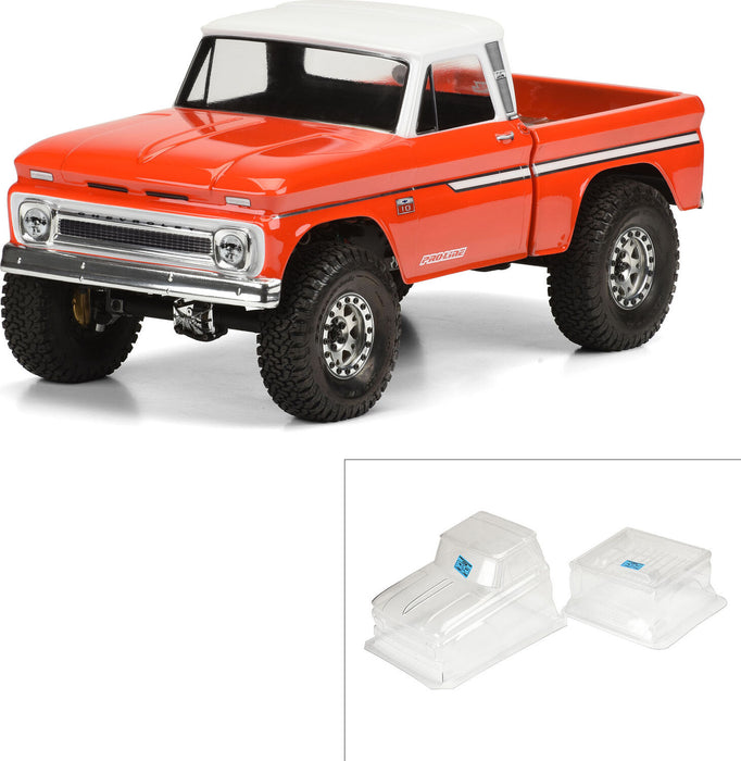 1/10 1966 Chevrolet C-10 Clear Body 12.3" (313mm) Wheelbase