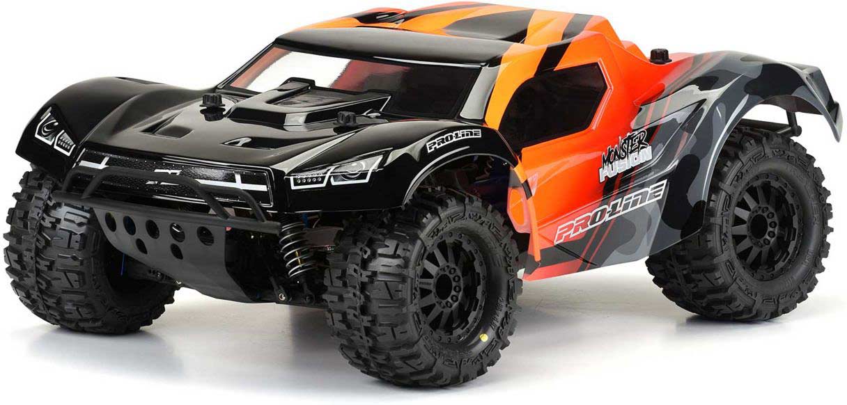 Pre-Cut Monster Fusion Clear Body SLH 2WD