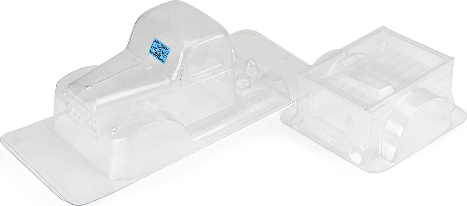 1/10 1946 Dodge Power Wagon Clear Body 12.3" (313mm) WB Crawlers