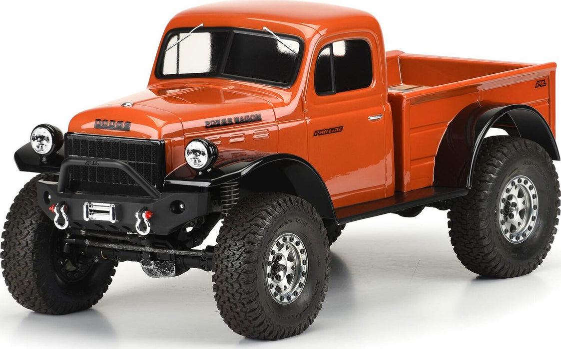 1/10 1946 Dodge Power Wagon Clear Body 12.3" (313mm) WB Crawlers