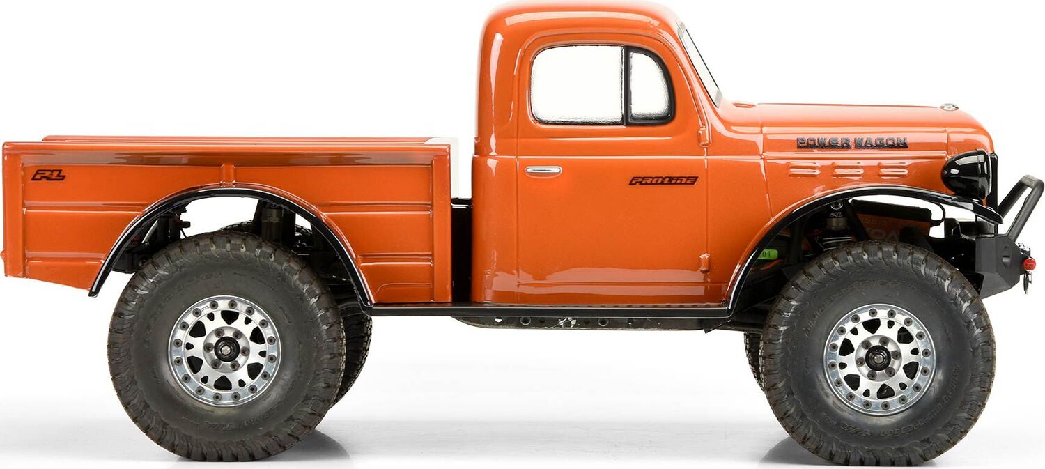 1/10 1946 Dodge Power Wagon Clear Body 12.3" (313mm) WB Crawlers