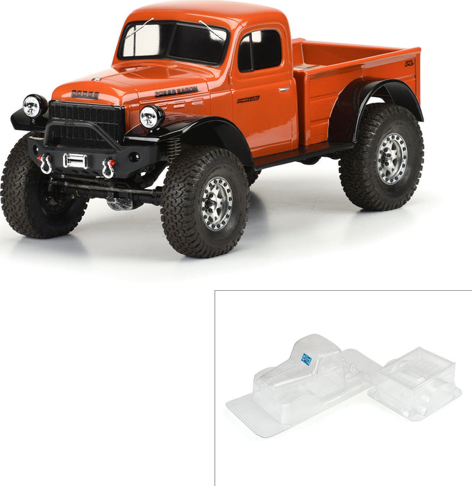 1/10 1946 Dodge Power Wagon Clear Body 12.3" (313mm) WB Crawlers