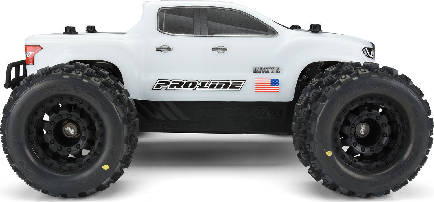 1/10 Pre-Cut Brute Bash Armor White Body: Stampede 4x4